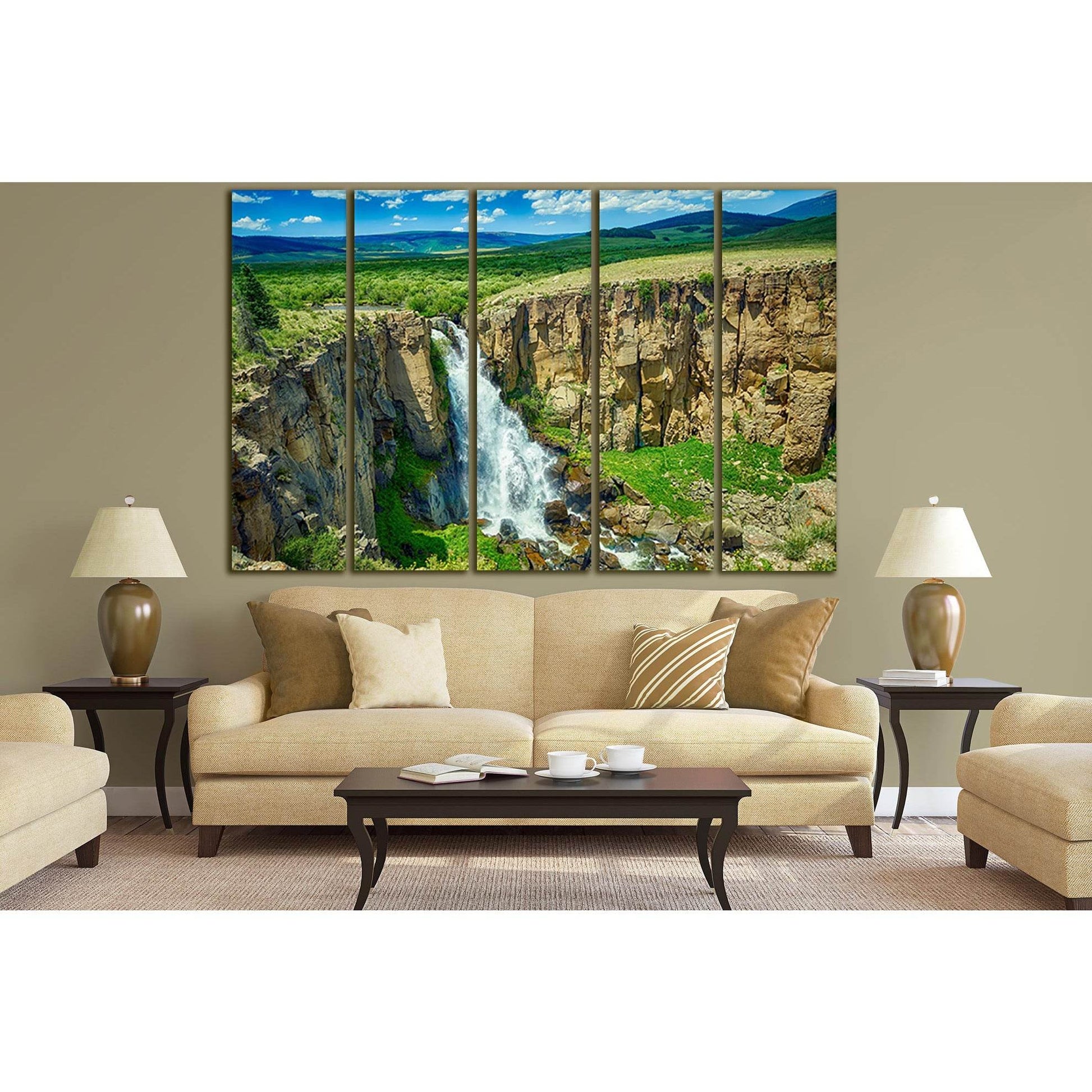 Waterfalls Landscape Colorado №SL489 Ready to Hang Canvas PrintCanvas art arrives ready to hang, with hanging accessories included and no additional framing required. Every canvas print is hand-crafted, made on-demand at our workshop and expertly stretche