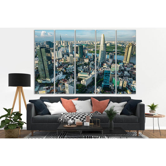 Ho Chi Minh City Skyscrapers №SL303 Ready to Hang Canvas PrintCanvas art arrives ready to hang, with hanging accessories included and no additional framing required. Every canvas print is hand-crafted, made on-demand at our workshop and expertly stretched