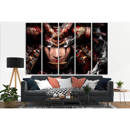 Samurai Woman With White Eyes №SL1254 Ready to Hang Canvas PrintCanvas art arrives ready to hang, with hanging accessories included and no additional framing required. Every canvas print is hand-crafted, made on-demand at our workshop and expertly stretch