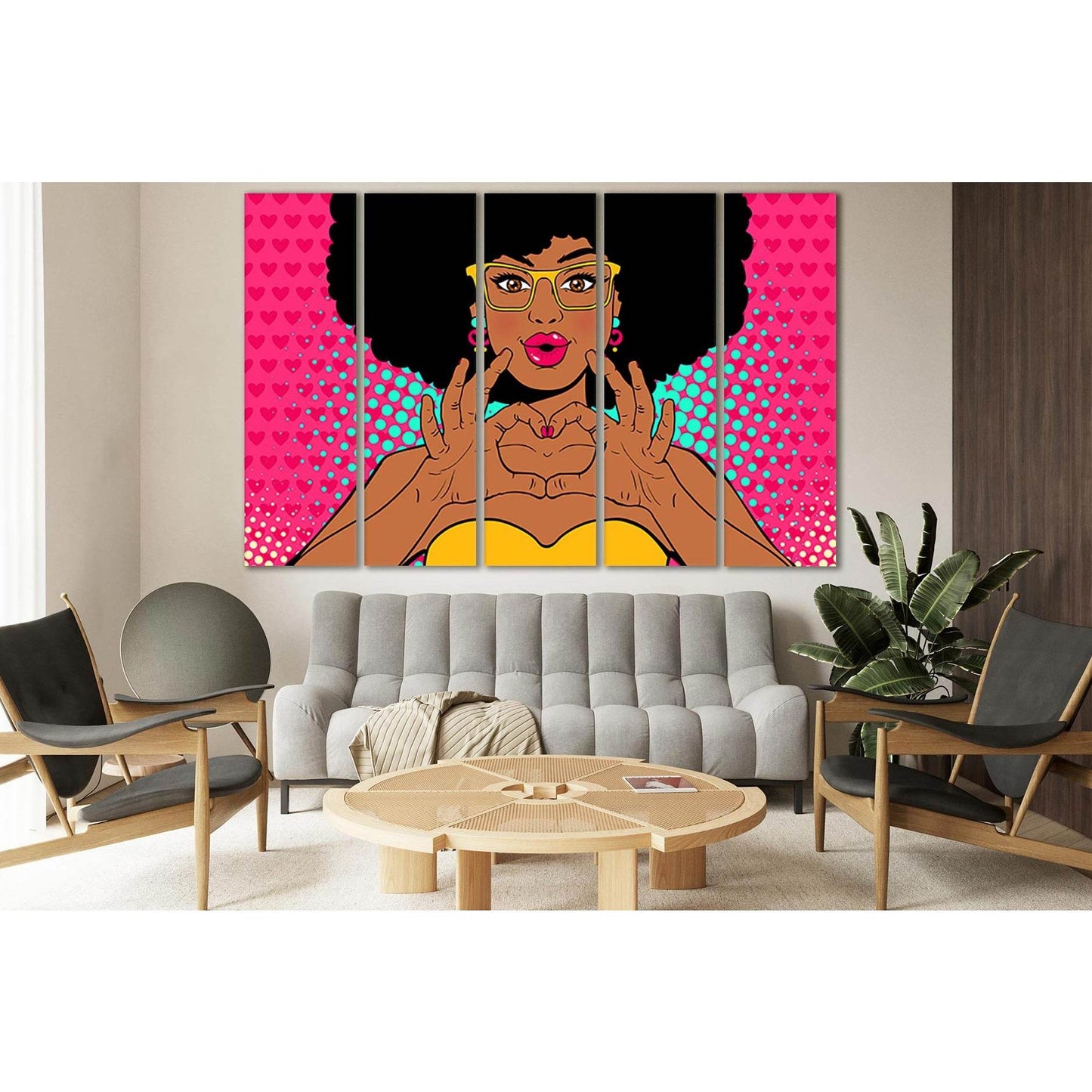 Woman Shows Love Sign By Her Hands №SL538 Ready to Hang Canvas PrintCanvas art arrives ready to hang, with hanging accessories included and no additional framing required. Every canvas print is hand-crafted, made on-demand at our workshop and expertly str