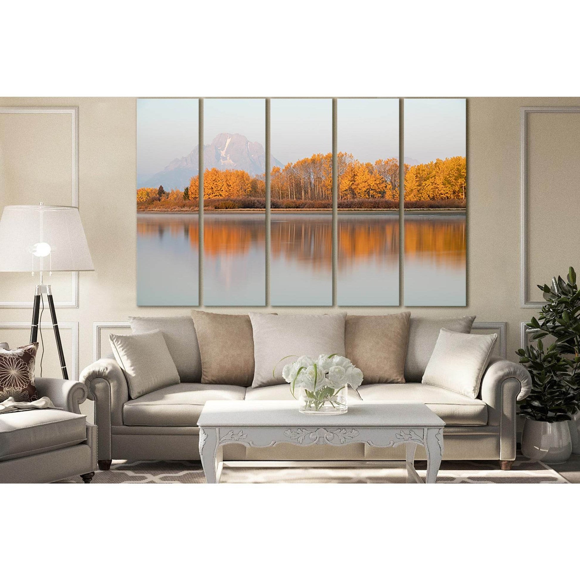 Beautiful Lake In Autumn №SL1472 Ready to Hang Canvas PrintCanvas art arrives ready to hang, with hanging accessories included and no additional framing required. Every canvas print is hand-crafted, made on-demand at our workshop and expertly stretched ar