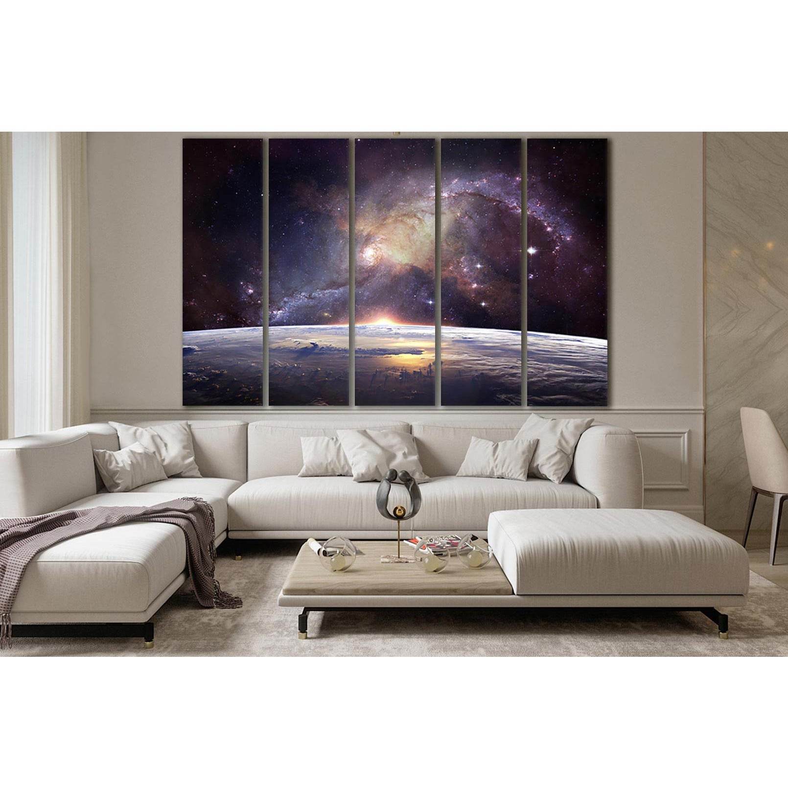 Planet Earth And Galaxies №SL388 Ready to Hang Canvas PrintCanvas art arrives ready to hang, with hanging accessories included and no additional framing required. Every canvas print is hand-crafted, made on-demand at our workshop and expertly stretched ar