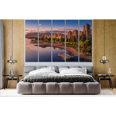 Canada Coast Evening Vancouver №SL315 Ready to Hang Canvas PrintCanvas art arrives ready to hang, with hanging accessories included and no additional framing required. Every canvas print is hand-crafted, made on-demand at our workshop and expertly stretch