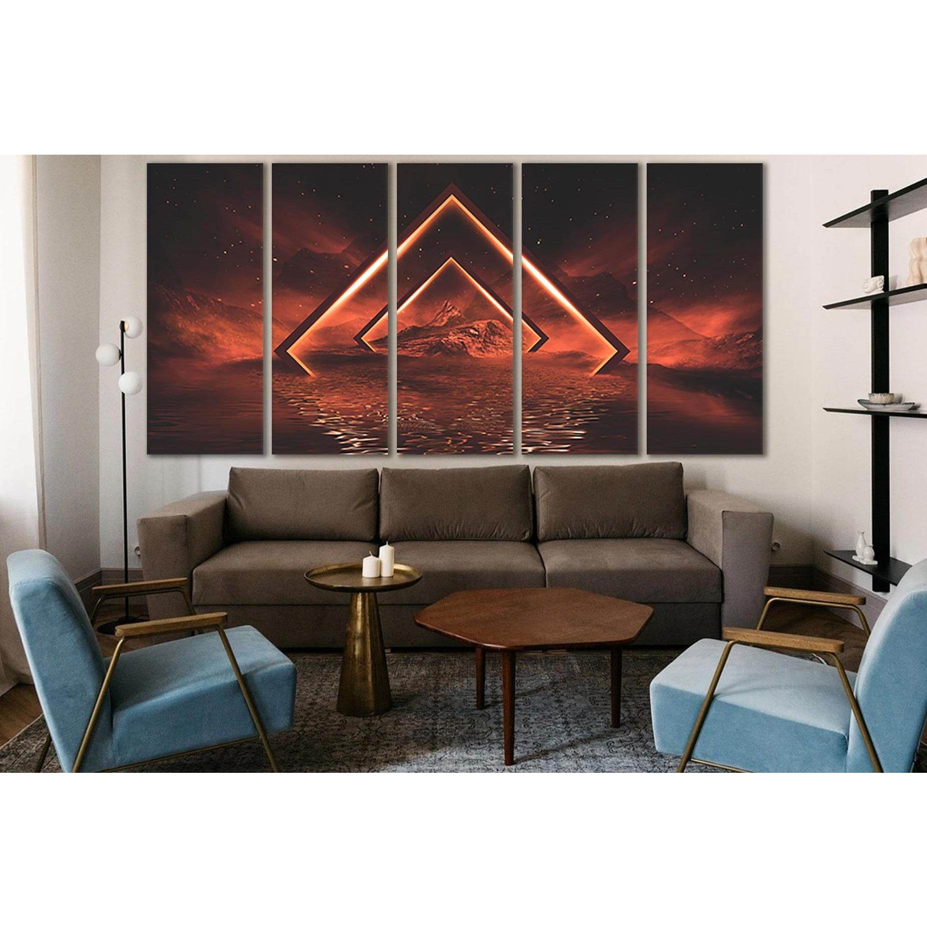 Fantasy Night Landscape №SL1215 Ready to Hang Canvas PrintCanvas art arrives ready to hang, with hanging accessories included and no additional framing required. Every canvas print is hand-crafted, made on-demand at our workshop and expertly stretched aro