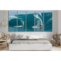 Two Men Surfing On A Wave №SL910 Ready to Hang Canvas PrintCanvas art arrives ready to hang, with hanging accessories included and no additional framing required. Every canvas print is hand-crafted, made on-demand at our workshop and expertly stretched ar