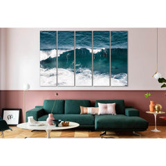 Ocean Waves And Dolphins №SL81 Ready to Hang Canvas PrintCanvas art arrives ready to hang, with hanging accessories included and no additional framing required. Every canvas print is hand-crafted, made on-demand at our workshop and expertly stretched arou