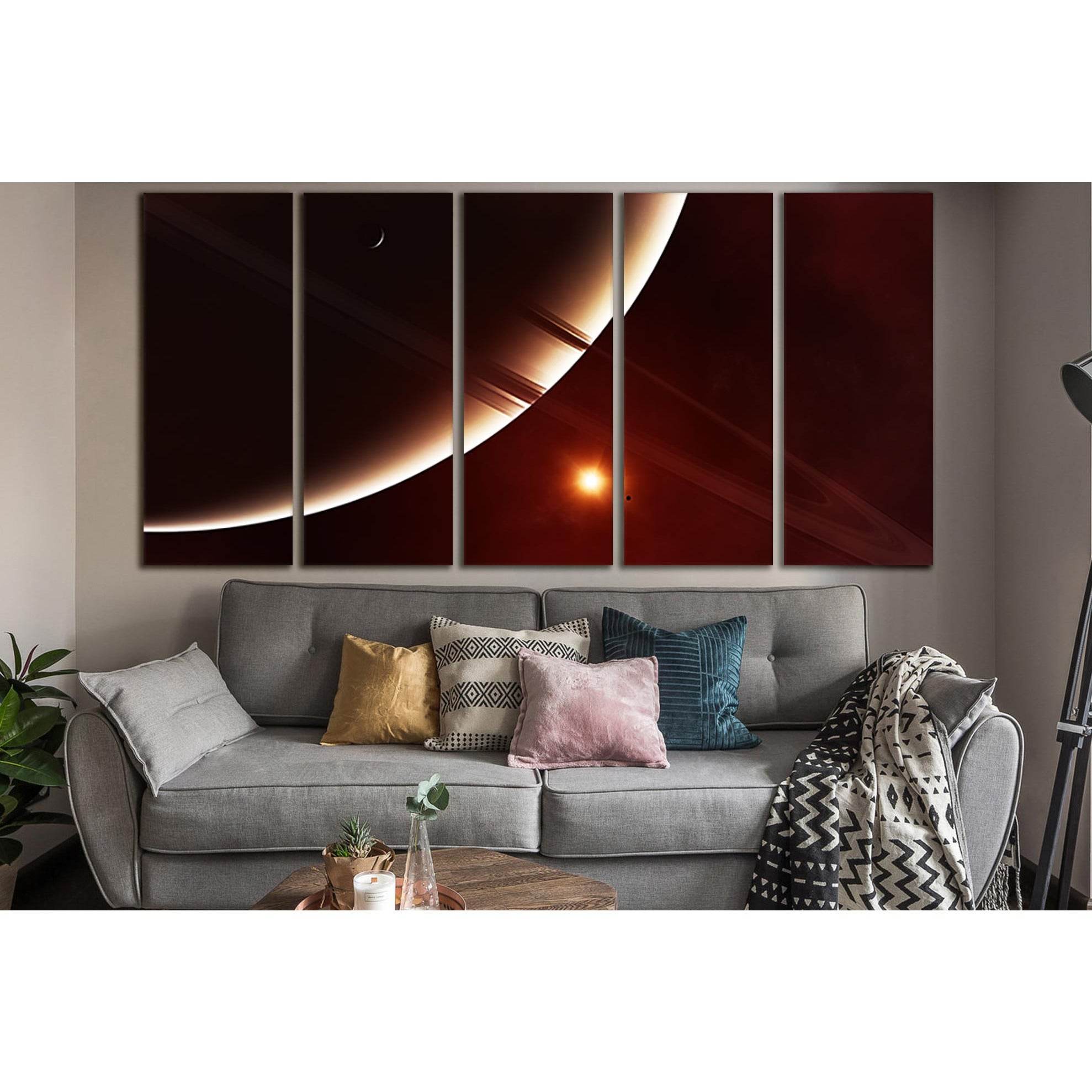 Planet Saturn №SL958 Ready to Hang Canvas PrintCanvas art arrives ready to hang, with hanging accessories included and no additional framing required. Every canvas print is hand-crafted, made on-demand at our workshop and expertly stretched around 100% No
