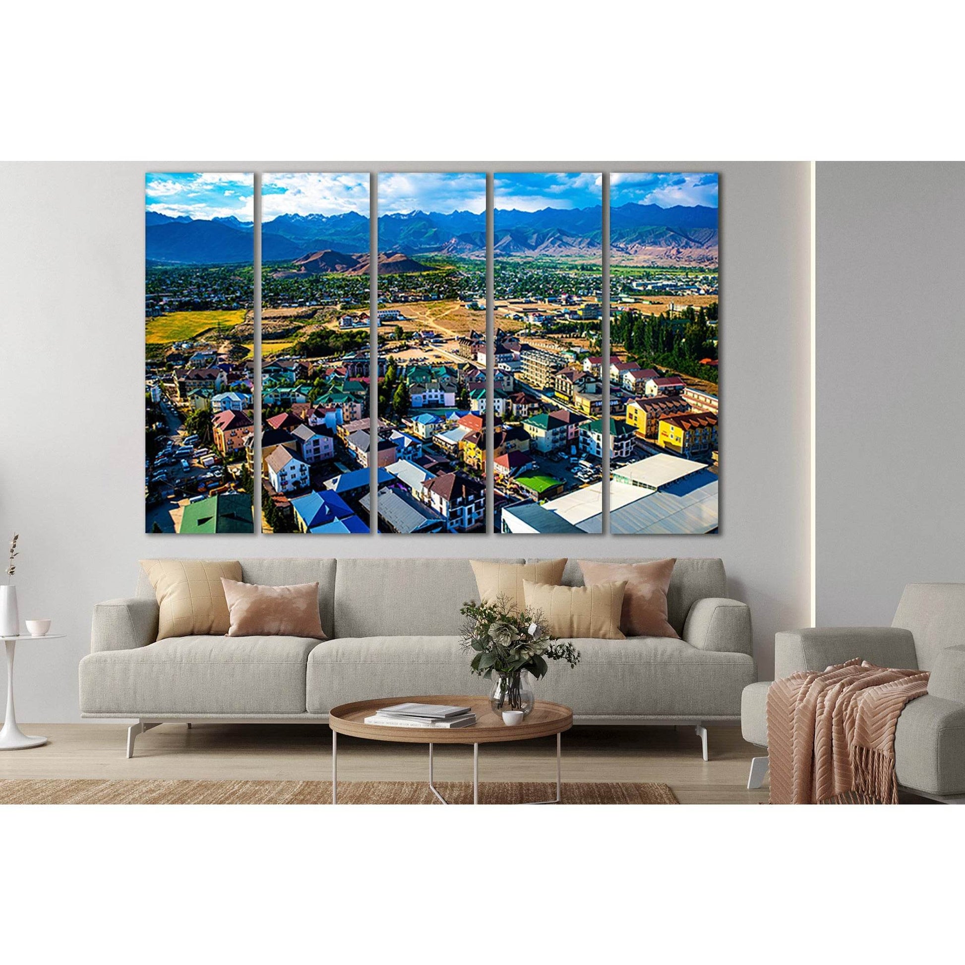 View Of Bosteri Town Kyrgyzstan №SL302 Ready to Hang Canvas PrintCanvas art arrives ready to hang, with hanging accessories included and no additional framing required. Every canvas print is hand-crafted, made on-demand at our workshop and expertly stretc