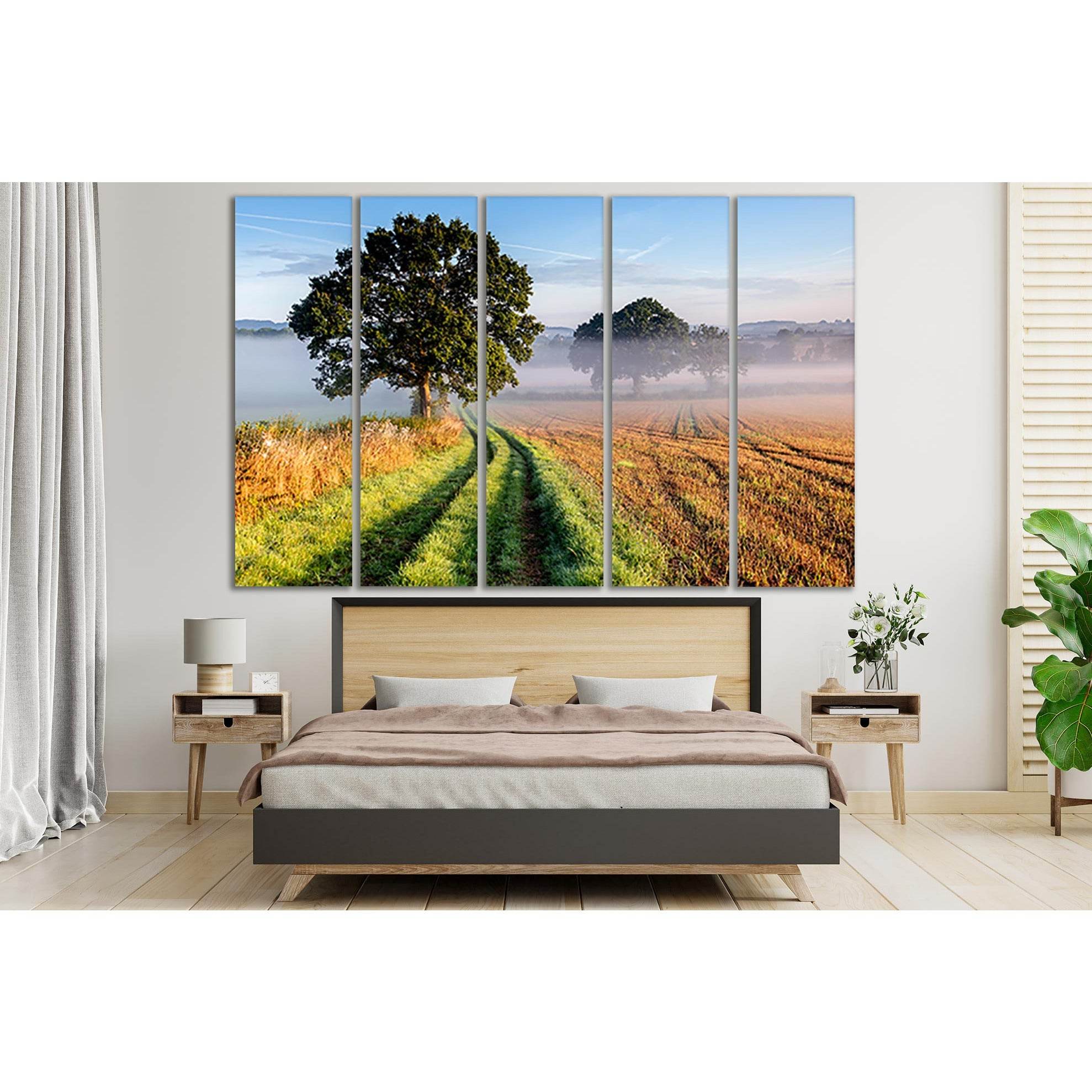 Trees In Foggy Landscape №SL815 Ready to Hang Canvas PrintCanvas art arrives ready to hang, with hanging accessories included and no additional framing required. Every canvas print is hand-crafted, made on-demand at our workshop and expertly stretched aro