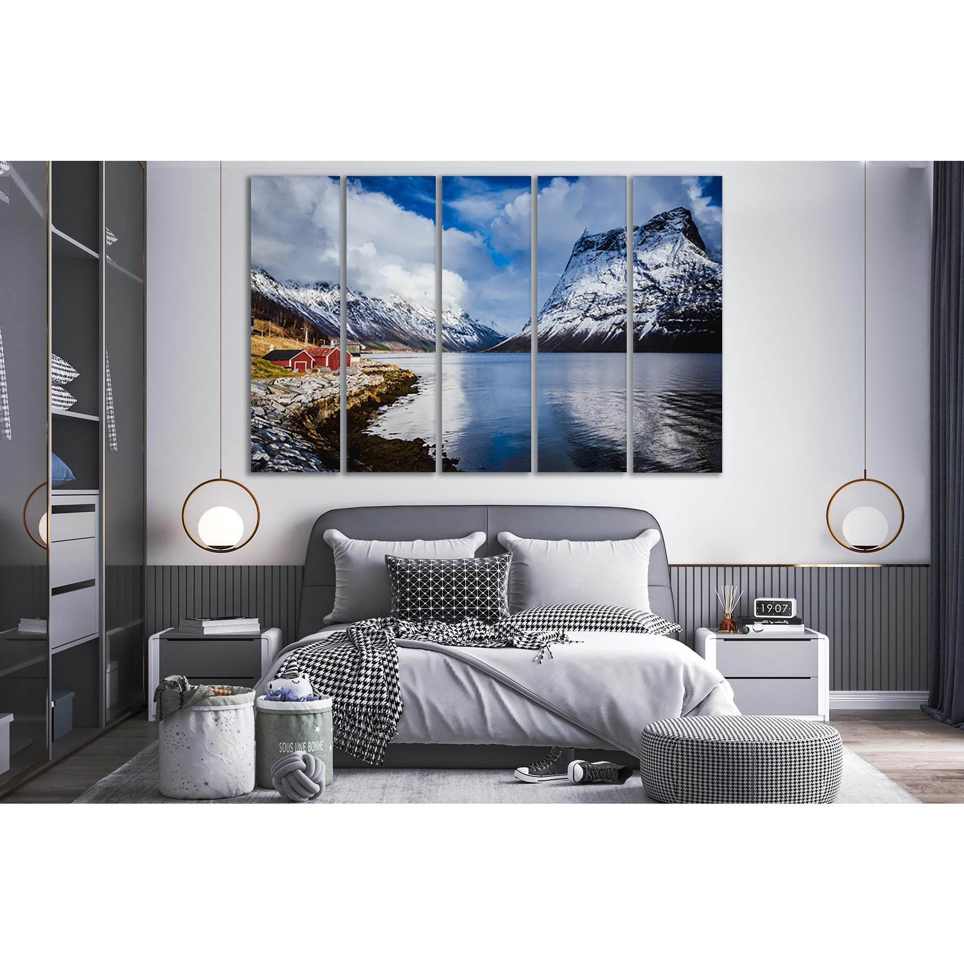 Norway Traditional Red House №Sl37 Ready to Hang Canvas PrintCanvas art arrives ready to hang, with hanging accessories included and no additional framing required. Every canvas print is hand-crafted, made on-demand at our workshop and expertly stretched