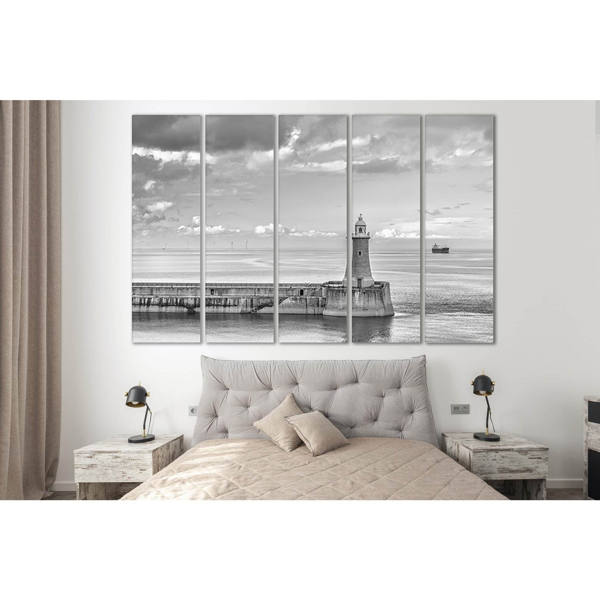 Lighthouse Black And White №SL98 Ready to Hang Canvas PrintCanvas art arrives ready to hang, with hanging accessories included and no additional framing required. Every canvas print is hand-crafted, made on-demand at our workshop and expertly stretched ar