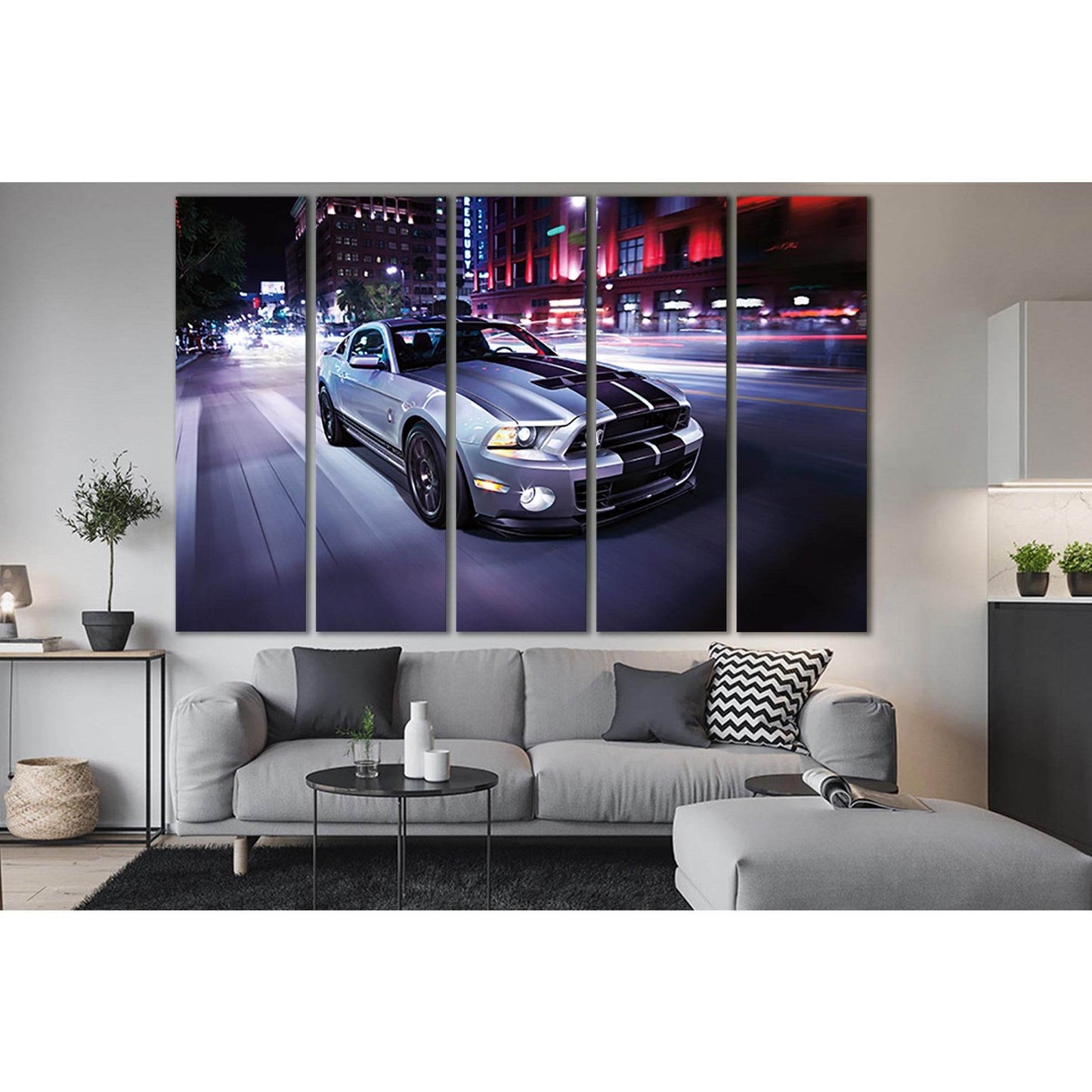 Gray Sports Car At Night №SL1443 Ready to Hang Canvas PrintCanvas art arrives ready to hang, with hanging accessories included and no additional framing required. Every canvas print is hand-crafted, made on-demand at our workshop and expertly stretched ar