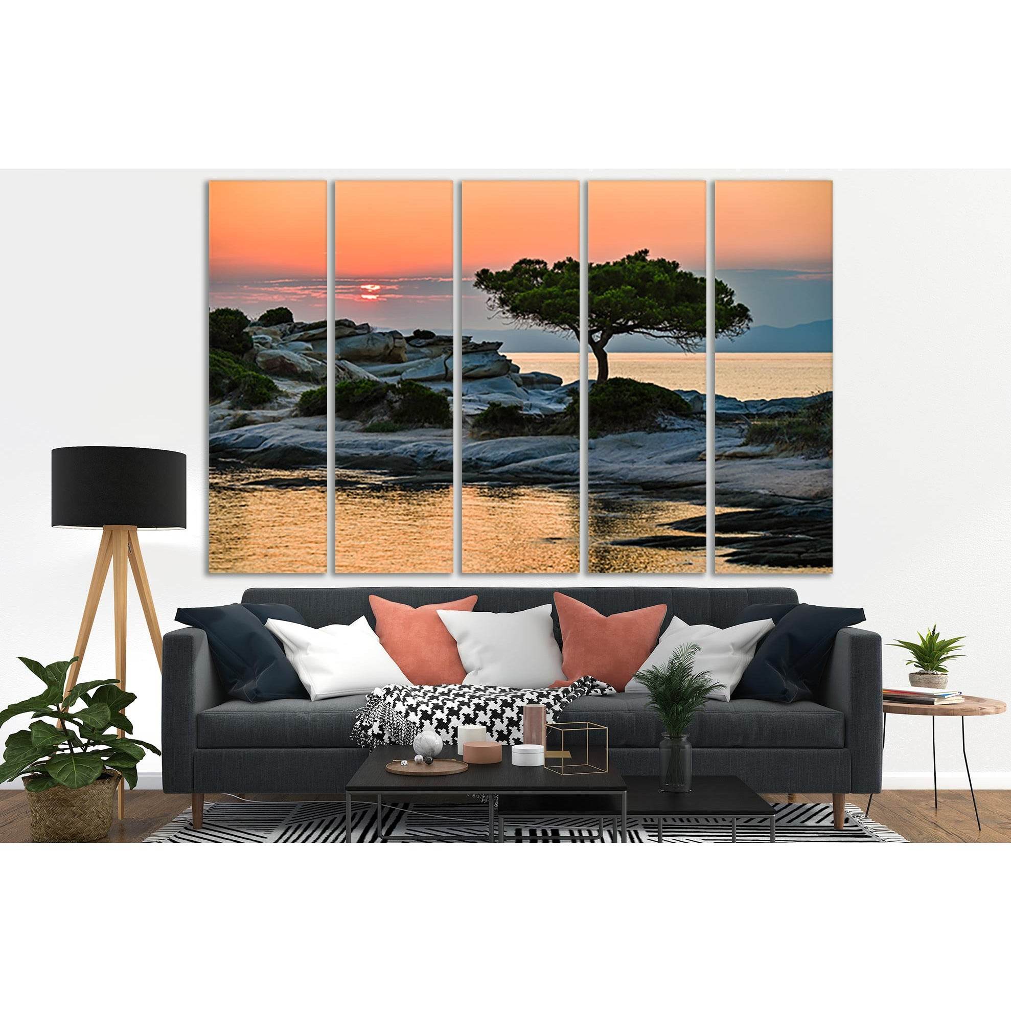 Pine Tree At Sunset №SL818 Ready to Hang Canvas PrintCanvas art arrives ready to hang, with hanging accessories included and no additional framing required. Every canvas print is hand-crafted, made on-demand at our workshop and expertly stretched around 1