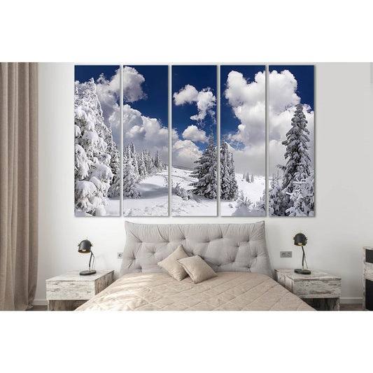 Winter Spruce Snow And Clouds №SL1069 Ready to Hang Canvas PrintCanvas art arrives ready to hang, with hanging accessories included and no additional framing required. Every canvas print is hand-crafted, made on-demand at our workshop and expertly stretch