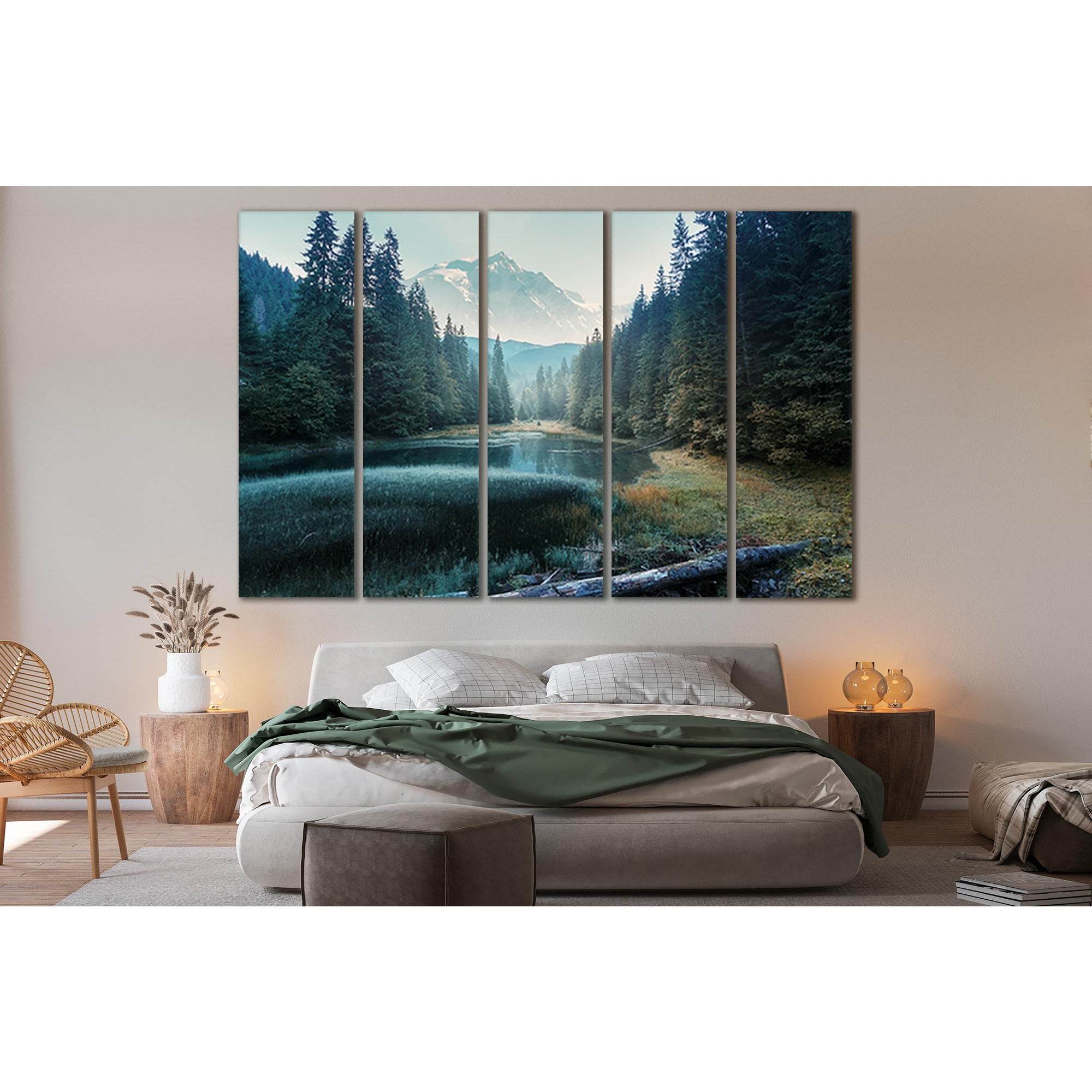 Forest Lake In Highland №sl10 Ready to Hang Canvas PrintCanvas art arrives ready to hang, with hanging accessories included and no additional framing required. Every canvas print is hand-crafted, made on-demand at our workshop and expertly stretched aroun
