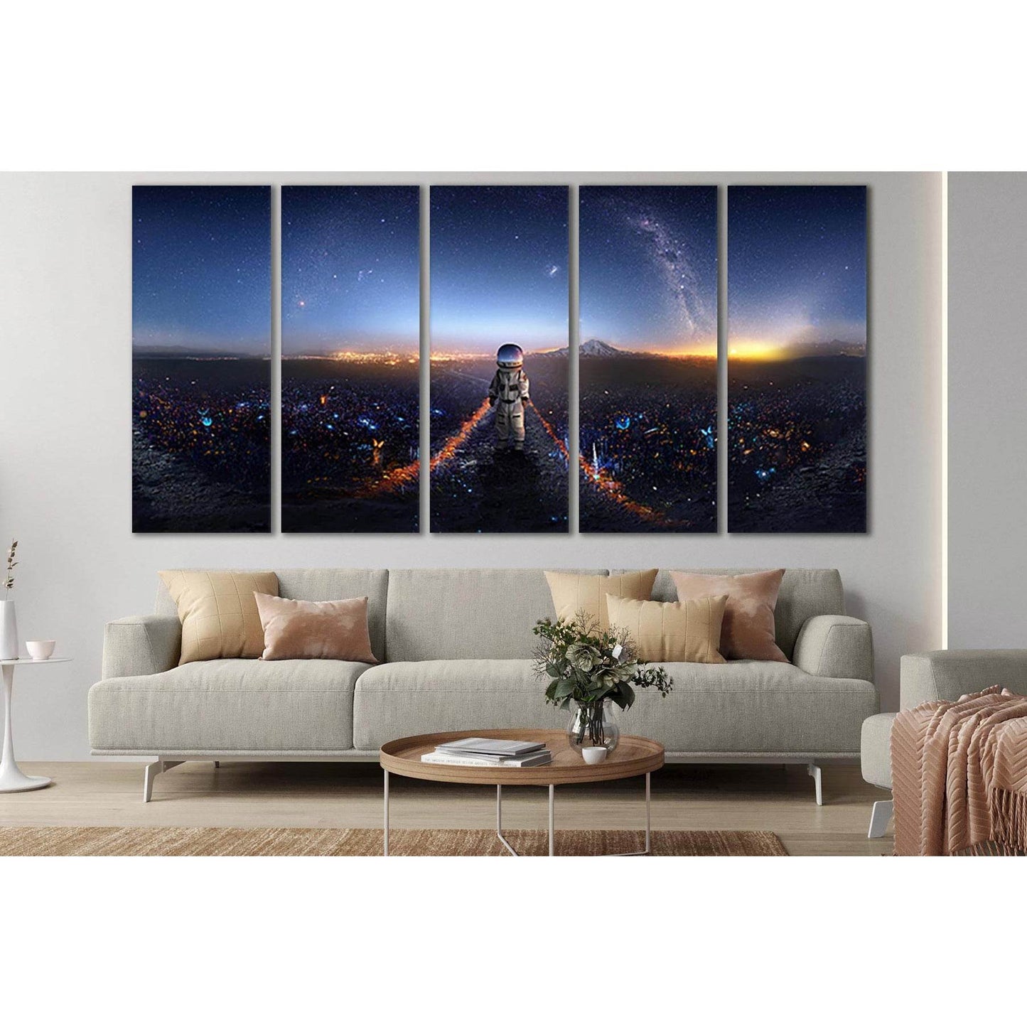 Astronaut On Another Planet №SL413 Ready to Hang Canvas PrintCanvas art arrives ready to hang, with hanging accessories included and no additional framing required. Every canvas print is hand-crafted, made on-demand at our workshop and expertly stretched