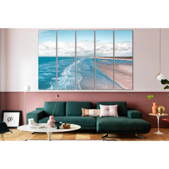 Long Sandy Beach №SL124 Ready to Hang Canvas PrintCanvas art arrives ready to hang, with hanging accessories included and no additional framing required. Every canvas print is hand-crafted, made on-demand at our workshop and expertly stretched around 100%
