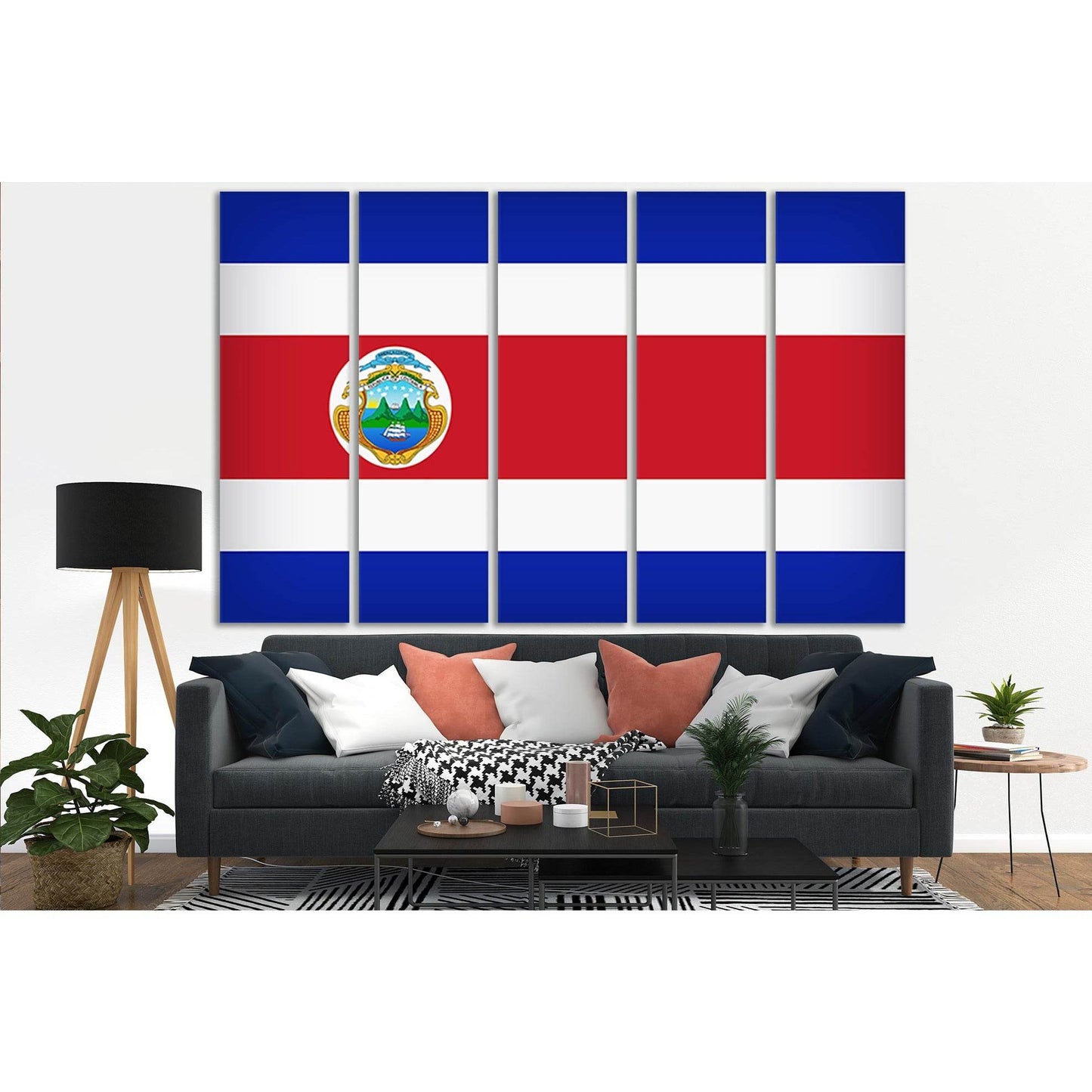 Flag Of Costa Rica №SL1206 Ready to Hang Canvas PrintCanvas art arrives ready to hang, with hanging accessories included and no additional framing required. Every canvas print is hand-crafted, made on-demand at our workshop and expertly stretched around 1