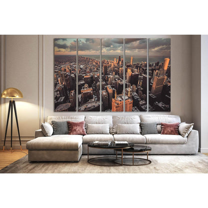 Chicago Cityscapes №SL329 Ready to Hang Canvas PrintCanvas art arrives ready to hang, with hanging accessories included and no additional framing required. Every canvas print is hand-crafted, made on-demand at our workshop and expertly stretched around 10