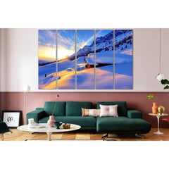 Mountain Cabin Sunrise №SL260 Ready to Hang Canvas PrintCanvas art arrives ready to hang, with hanging accessories included and no additional framing required. Every canvas print is hand-crafted, made on-demand at our workshop and expertly stretched aroun