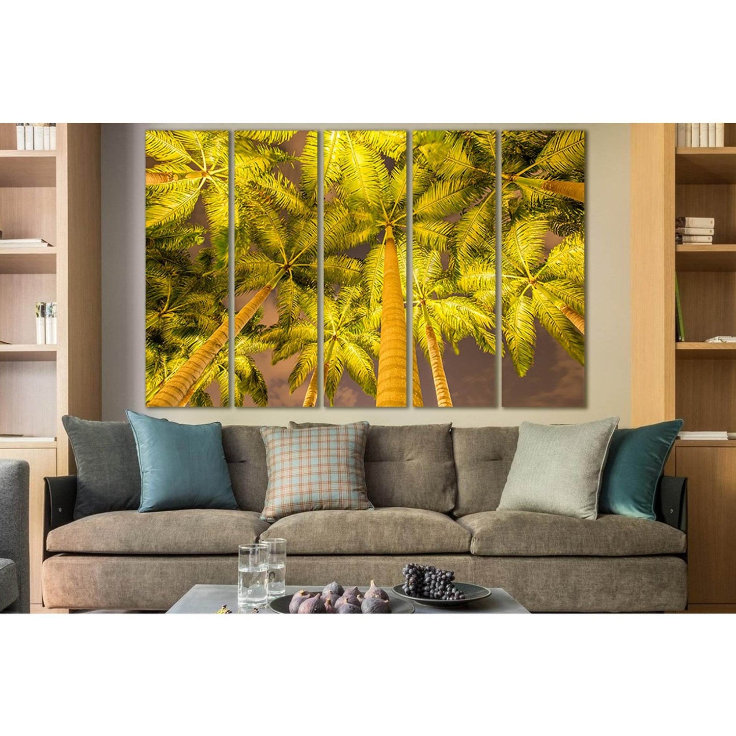 Seasons Autumn Palm Trees №SL1070 Ready to Hang Canvas PrintCanvas art arrives ready to hang, with hanging accessories included and no additional framing required. Every canvas print is hand-crafted, made on-demand at our workshop and expertly stretched a