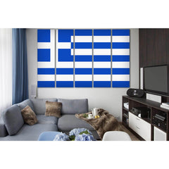 Flag Of Greece №SL1169 Ready to Hang Canvas PrintCanvas art arrives ready to hang, with hanging accessories included and no additional framing required. Every canvas print is hand-crafted, made on-demand at our workshop and expertly stretched around 100%