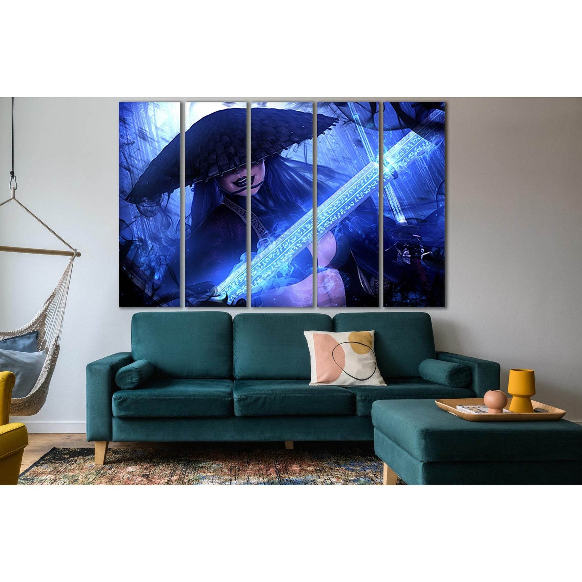 Woman With Magic Sword №SL1244 Ready to Hang Canvas PrintCanvas art arrives ready to hang, with hanging accessories included and no additional framing required. Every canvas print is hand-crafted, made on-demand at our workshop and expertly stretched arou