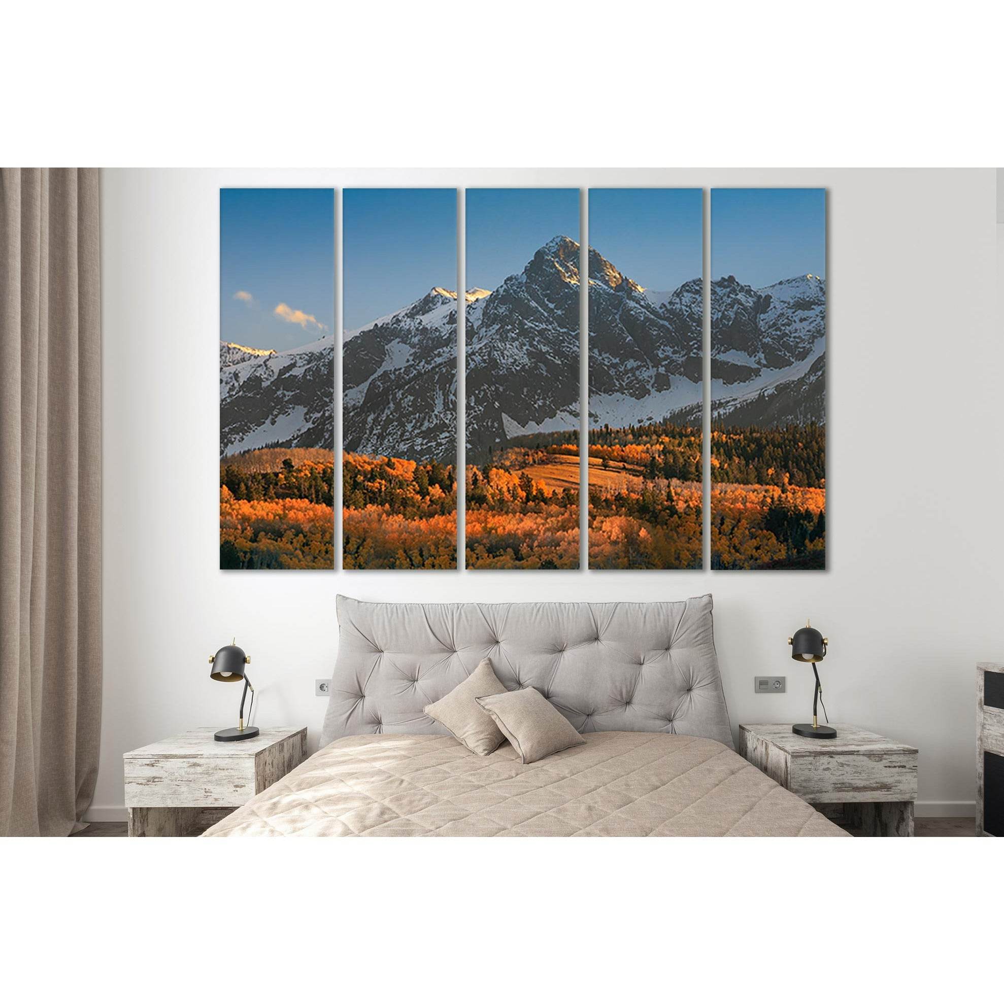 Mountains Autumn Sunrise Forest №SL245 Ready to Hang Canvas PrintCanvas art arrives ready to hang, with hanging accessories included and no additional framing required. Every canvas print is hand-crafted, made on-demand at our workshop and expertly stretc