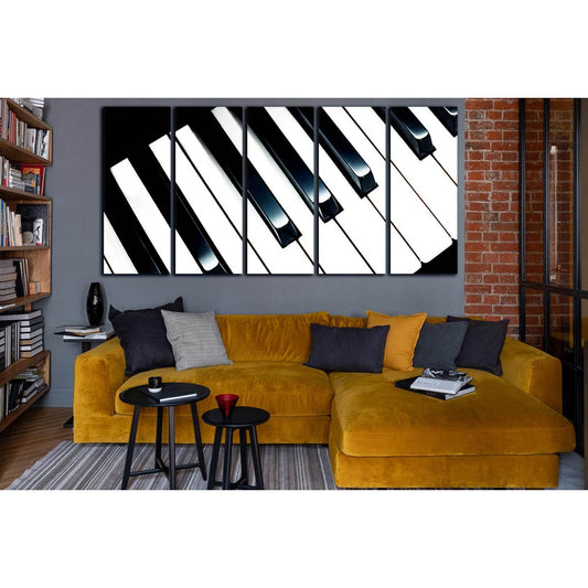 Piano Keys Illustration №SL891 Ready to Hang Canvas PrintCanvas art arrives ready to hang, with hanging accessories included and no additional framing required. Every canvas print is hand-crafted, made on-demand at our workshop and expertly stretched arou