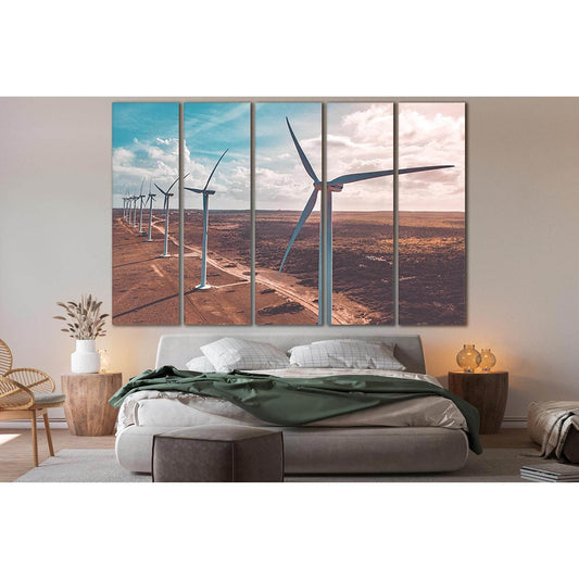 Wind Turbines On Brown Sand №SL775 Ready to Hang Canvas PrintCanvas art arrives ready to hang, with hanging accessories included and no additional framing required. Every canvas print is hand-crafted, made on-demand at our workshop and expertly stretched