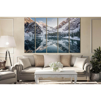 Reflection Of Winter Mountains In The Lake №SL1589 Ready to Hang Canvas PrintCanvas art arrives ready to hang, with hanging accessories included and no additional framing required. Every canvas print is hand-crafted, made on-demand at our workshop and exp