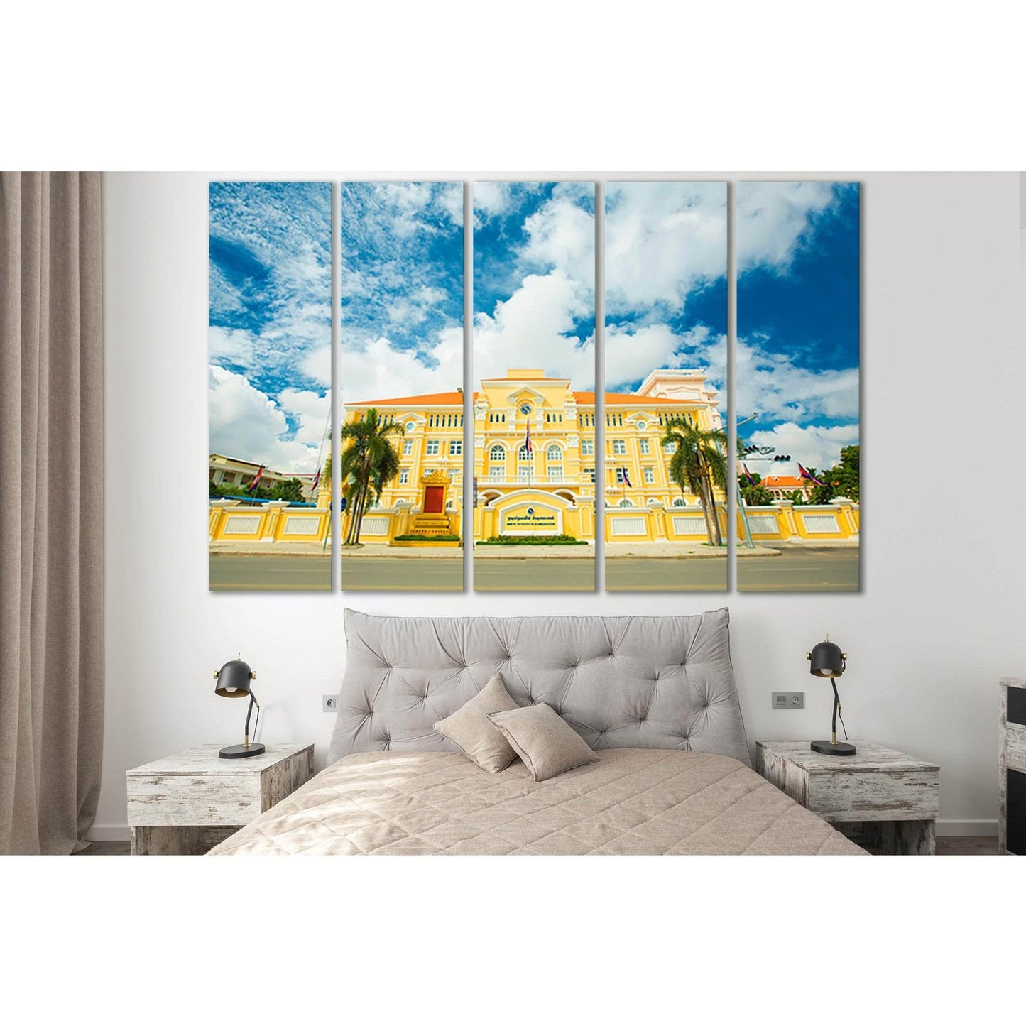 Cambodia Post Office Building №SL1408 Ready to Hang Canvas PrintCanvas art arrives ready to hang, with hanging accessories included and no additional framing required. Every canvas print is hand-crafted, made on-demand at our workshop and expertly stretch