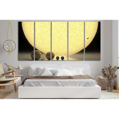 Sun And Sizes Of The Planets №SL422 Ready to Hang Canvas PrintCanvas art arrives ready to hang, with hanging accessories included and no additional framing required. Every canvas print is hand-crafted, made on-demand at our workshop and expertly stretched