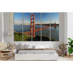 Golden Gate Bridge San Francisco №SL1091 Ready to Hang Canvas PrintCanvas art arrives ready to hang, with hanging accessories included and no additional framing required. Every canvas print is hand-crafted, made on-demand at our workshop and expertly stre