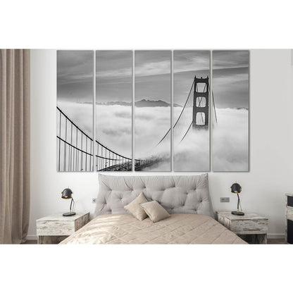 Fog Covering The Golden Gate Bridge №SL1141 Ready to Hang Canvas PrintCanvas art arrives ready to hang, with hanging accessories included and no additional framing required. Every canvas print is hand-crafted, made on-demand at our workshop and expertly s