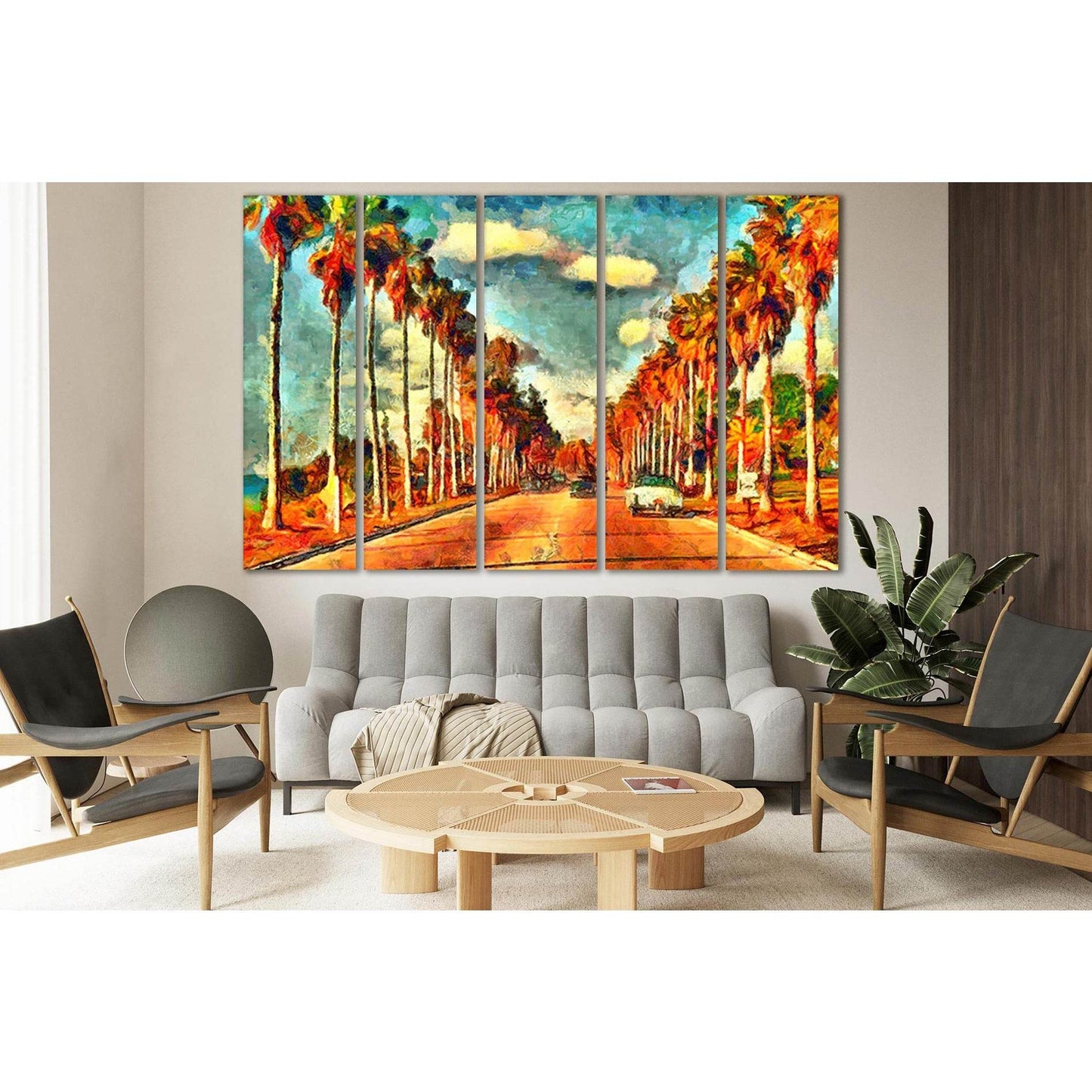 Vintage California View Oil Painting №SL587 Ready to Hang Canvas PrintCanvas art arrives ready to hang, with hanging accessories included and no additional framing required. Every canvas print is hand-crafted, made on-demand at our workshop and expertly s