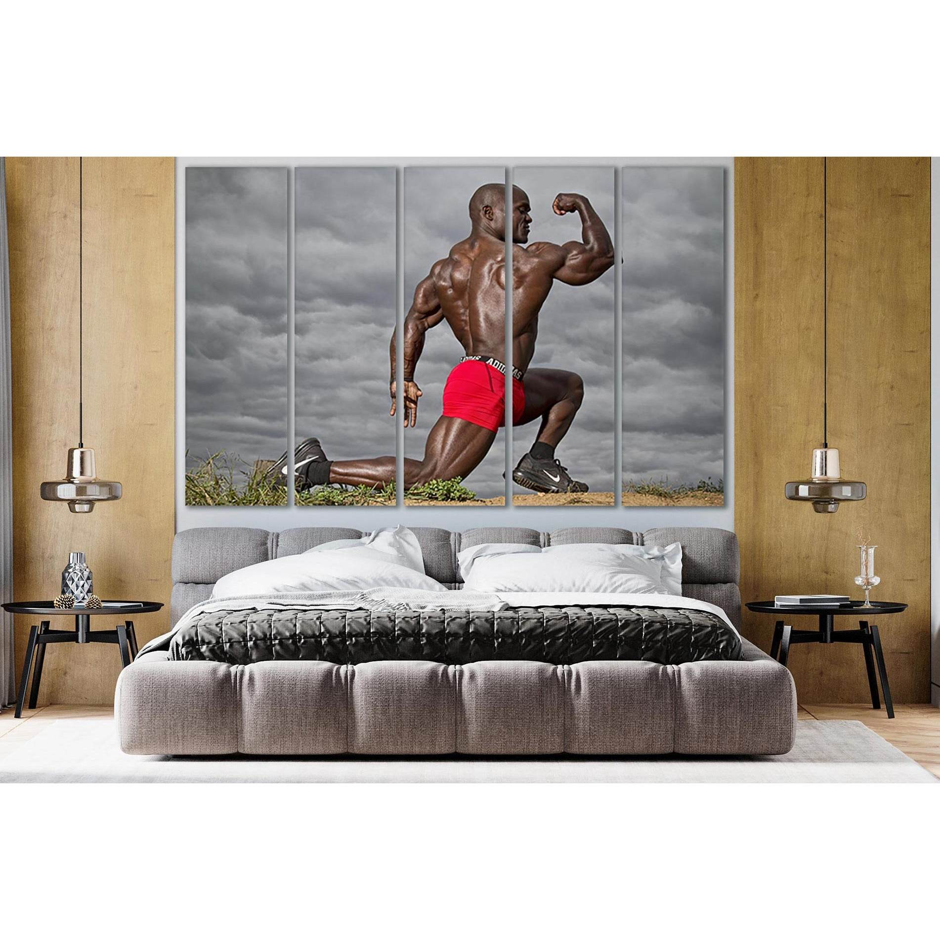 Bodybuilding Nice Posing №SL896 Ready to Hang Canvas PrintCanvas art arrives ready to hang, with hanging accessories included and no additional framing required. Every canvas print is hand-crafted, made on-demand at our workshop and expertly stretched aro