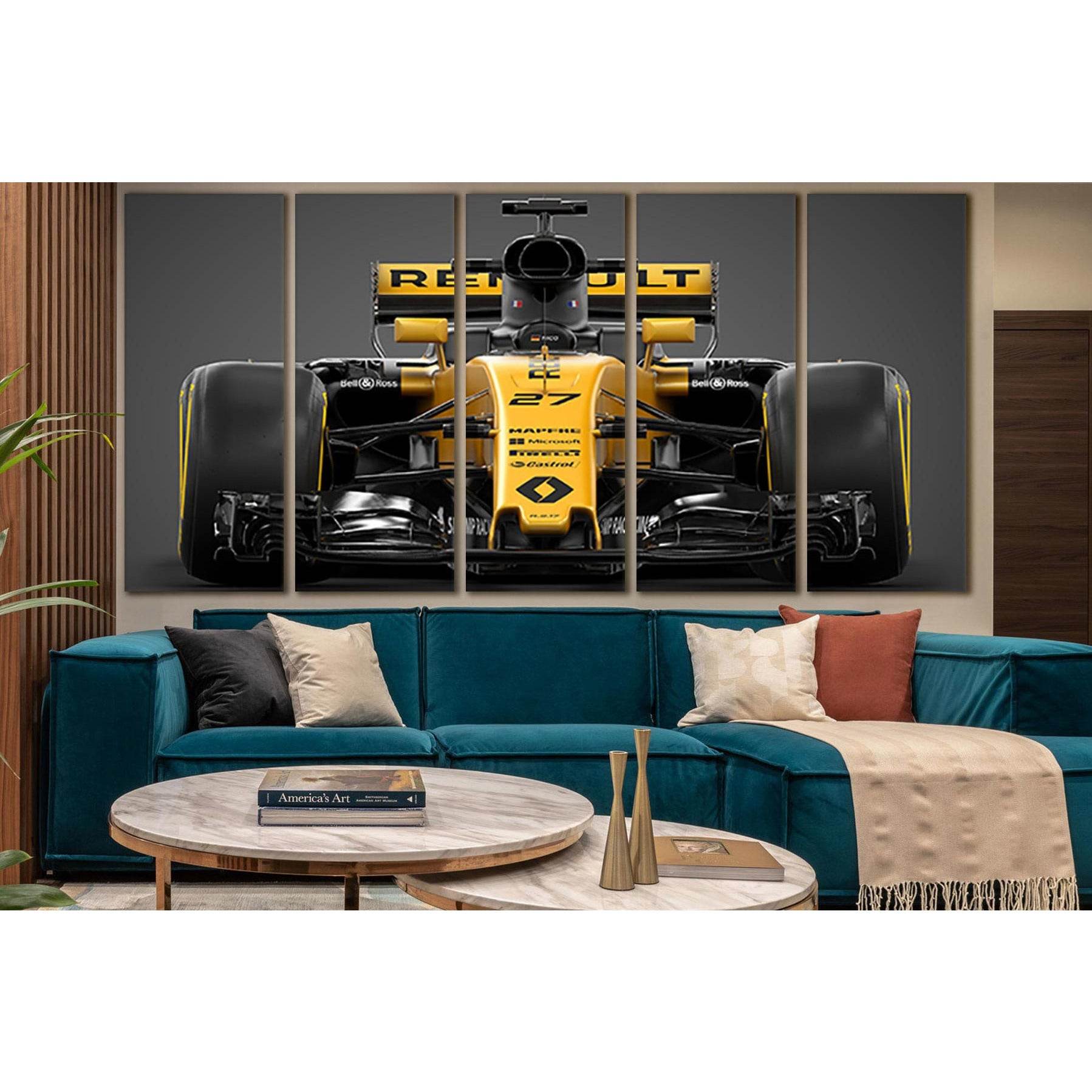 Formula 1 Race Car №SL927 Ready to Hang Canvas PrintCanvas art arrives ready to hang, with hanging accessories included and no additional framing required. Every canvas print is hand-crafted, made on-demand at our workshop and expertly stretched around 10