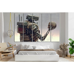 Robot And Skull №SL1291 Ready to Hang Canvas PrintCanvas art arrives ready to hang, with hanging accessories included and no additional framing required. Every canvas print is hand-crafted, made on-demand at our workshop and expertly stretched around 100%