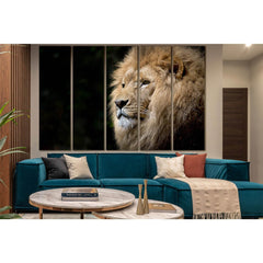 Portrait Of A Lion Close Up №SL1029 Ready to Hang Canvas PrintCanvas art arrives ready to hang, with hanging accessories included and no additional framing required. Every canvas print is hand-crafted, made on-demand at our workshop and expertly stretched