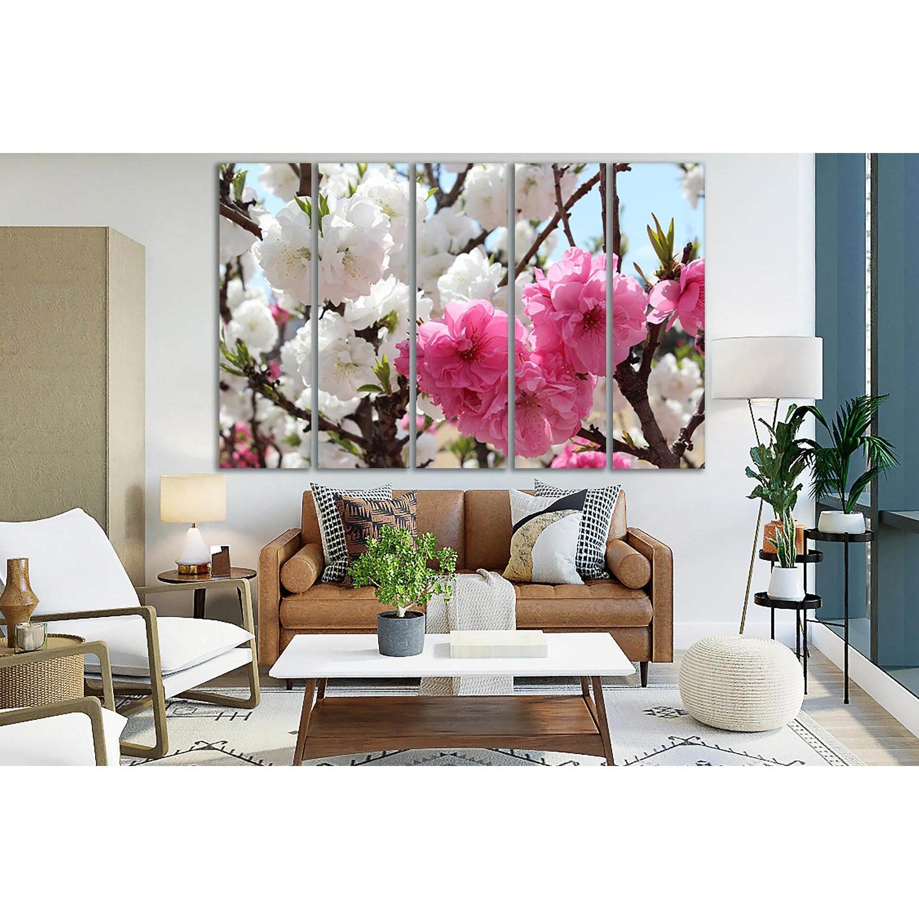White And Pink Sakura №SL825 Ready to Hang Canvas PrintCanvas art arrives ready to hang, with hanging accessories included and no additional framing required. Every canvas print is hand-crafted, made on-demand at our workshop and expertly stretched around