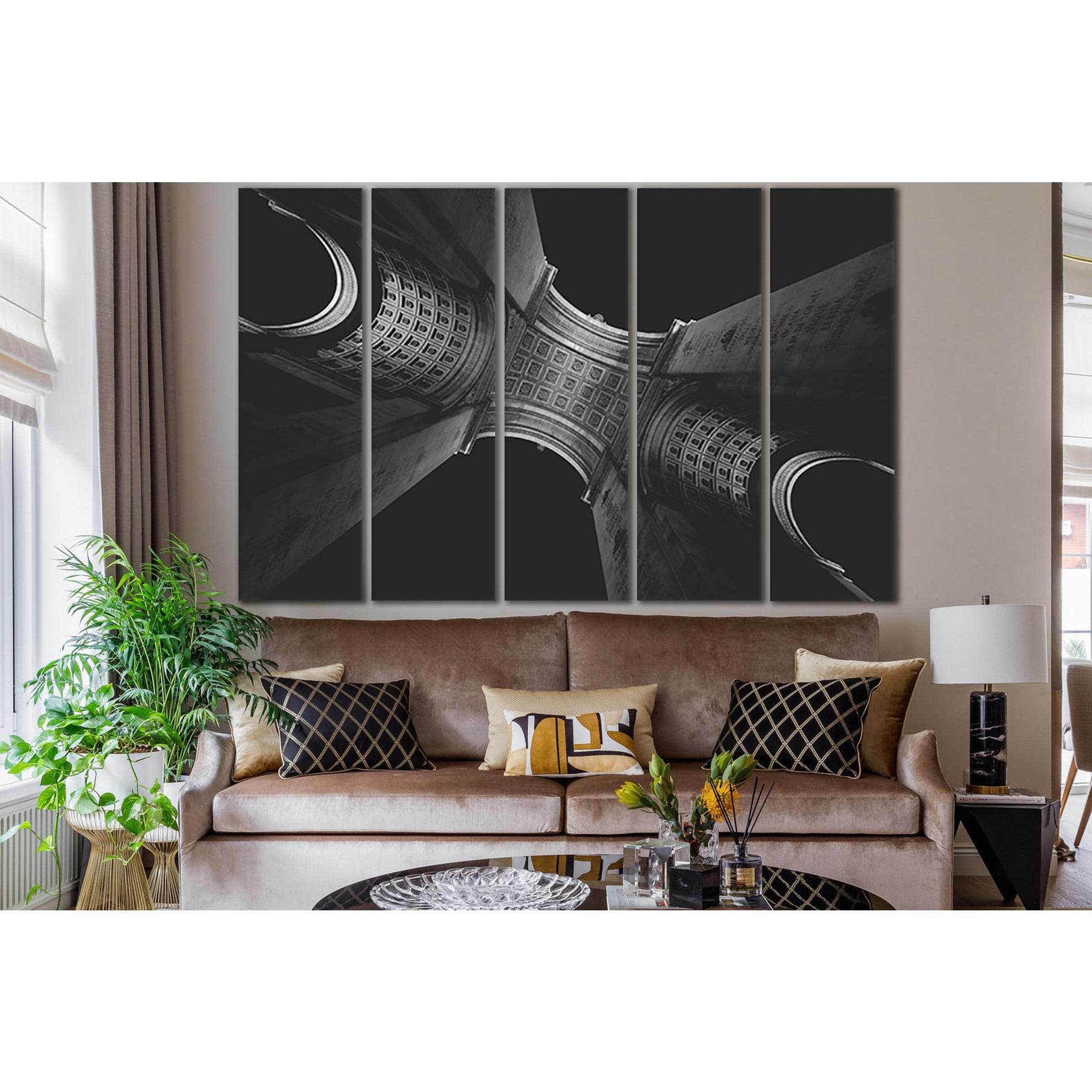 Triumphal Arch Black And White №SL847 Ready to Hang Canvas PrintCanvas art arrives ready to hang, with hanging accessories included and no additional framing required. Every canvas print is hand-crafted, made on-demand at our workshop and expertly stretch