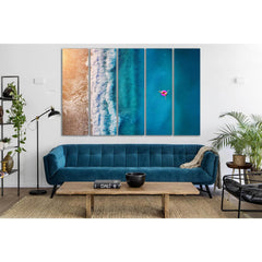 Summer Seascape With Girl №SL143 Ready to Hang Canvas PrintCanvas art arrives ready to hang, with hanging accessories included and no additional framing required. Every canvas print is hand-crafted, made on-demand at our workshop and expertly stretched ar