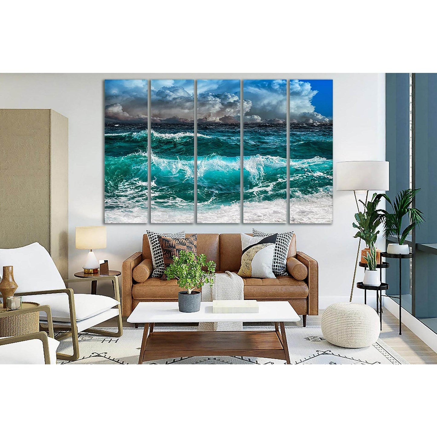 Approaching Ocean Storm №SL180 Ready to Hang Canvas PrintCanvas art arrives ready to hang, with hanging accessories included and no additional framing required. Every canvas print is hand-crafted, made on-demand at our workshop and expertly stretched arou