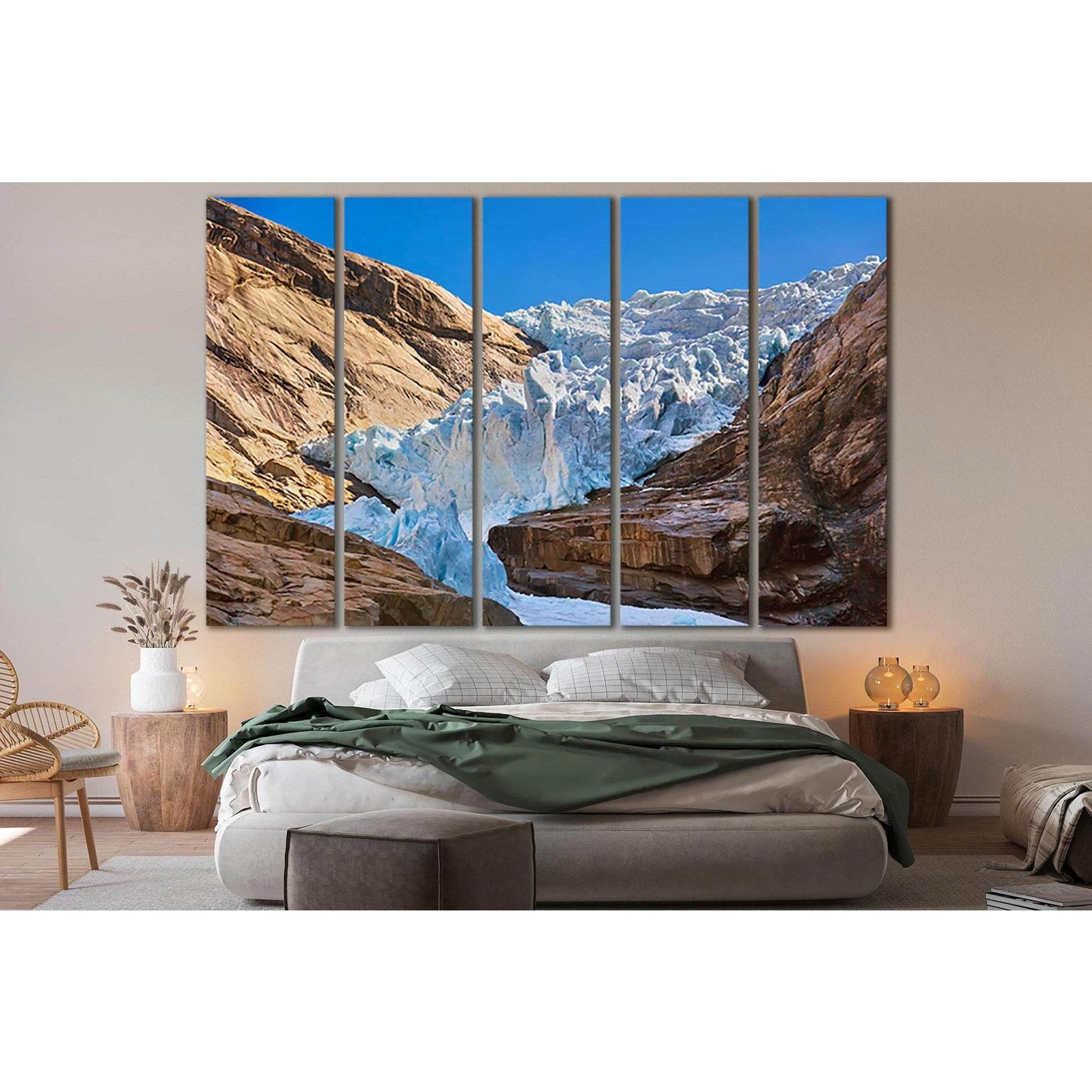 Briksdal Glacier Norway №SL1353 Ready to Hang Canvas PrintCanvas art arrives ready to hang, with hanging accessories included and no additional framing required. Every canvas print is hand-crafted, made on-demand at our workshop and expertly stretched aro