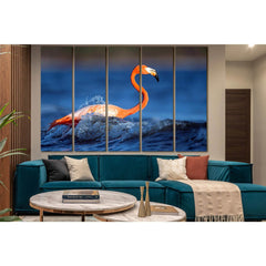 Pink Flamingo In Water №SL1523 Ready to Hang Canvas PrintCanvas art arrives ready to hang, with hanging accessories included and no additional framing required. Every canvas print is hand-crafted, made on-demand at our workshop and expertly stretched arou