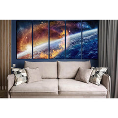 Surface Of The Planet Space №SL964 Ready to Hang Canvas PrintCanvas art arrives ready to hang, with hanging accessories included and no additional framing required. Every canvas print is hand-crafted, made on-demand at our workshop and expertly stretched