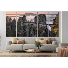 Germany Saxony Bastei Bridge №SL1100 Ready to Hang Canvas PrintCanvas art arrives ready to hang, with hanging accessories included and no additional framing required. Every canvas print is hand-crafted, made on-demand at our workshop and expertly stretche