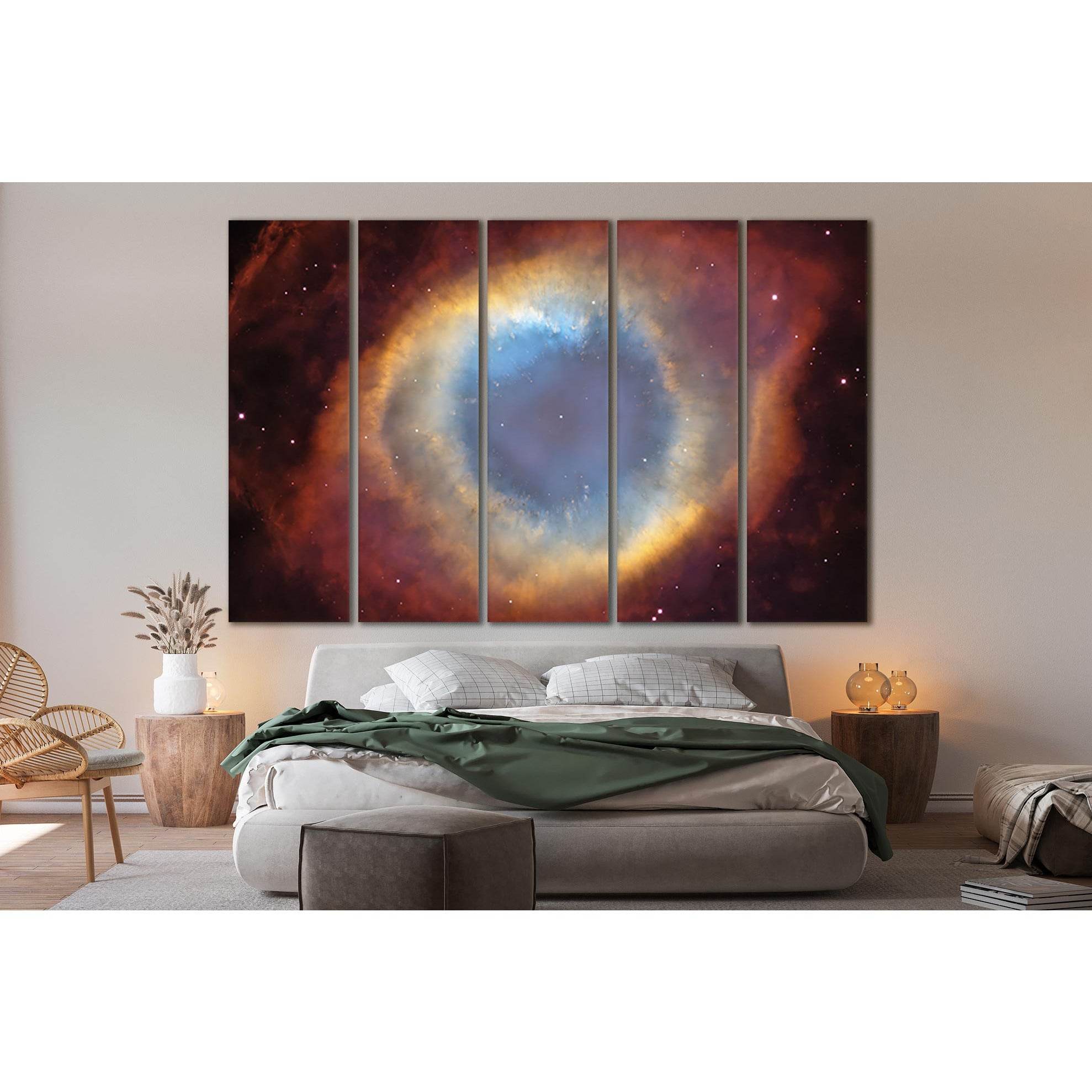 Helix Nebula №SL424 Ready to Hang Canvas PrintCanvas art arrives ready to hang, with hanging accessories included and no additional framing required. Every canvas print is hand-crafted, made on-demand at our workshop and expertly stretched around 100% Nor