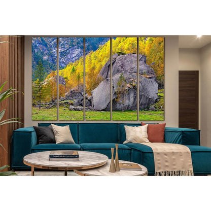 Switzerland Mountains Autumn №SL1071 Ready to Hang Canvas PrintCanvas art arrives ready to hang, with hanging accessories included and no additional framing required. Every canvas print is hand-crafted, made on-demand at our workshop and expertly stretche